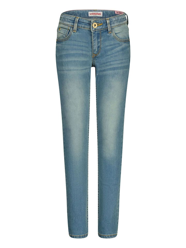 Vingino Dżinsy - Skinny fit - w kolorze niebieskim rozmiar: 104