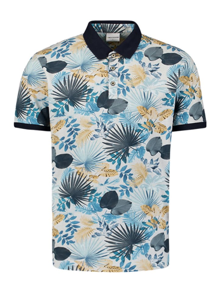 No Excess Koszulka polo w kolorze niebieskim rozmiar: XL