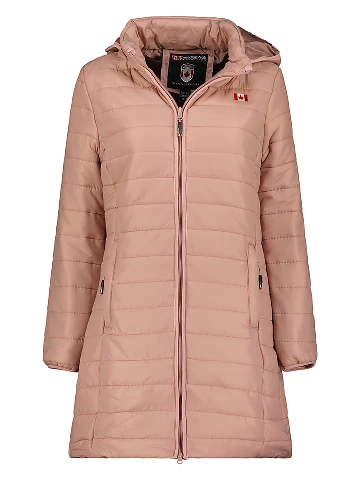 Canadian Peak Kurtka pikowana "Atikeak" w kolorze szaroróżowym rozmiar: XL