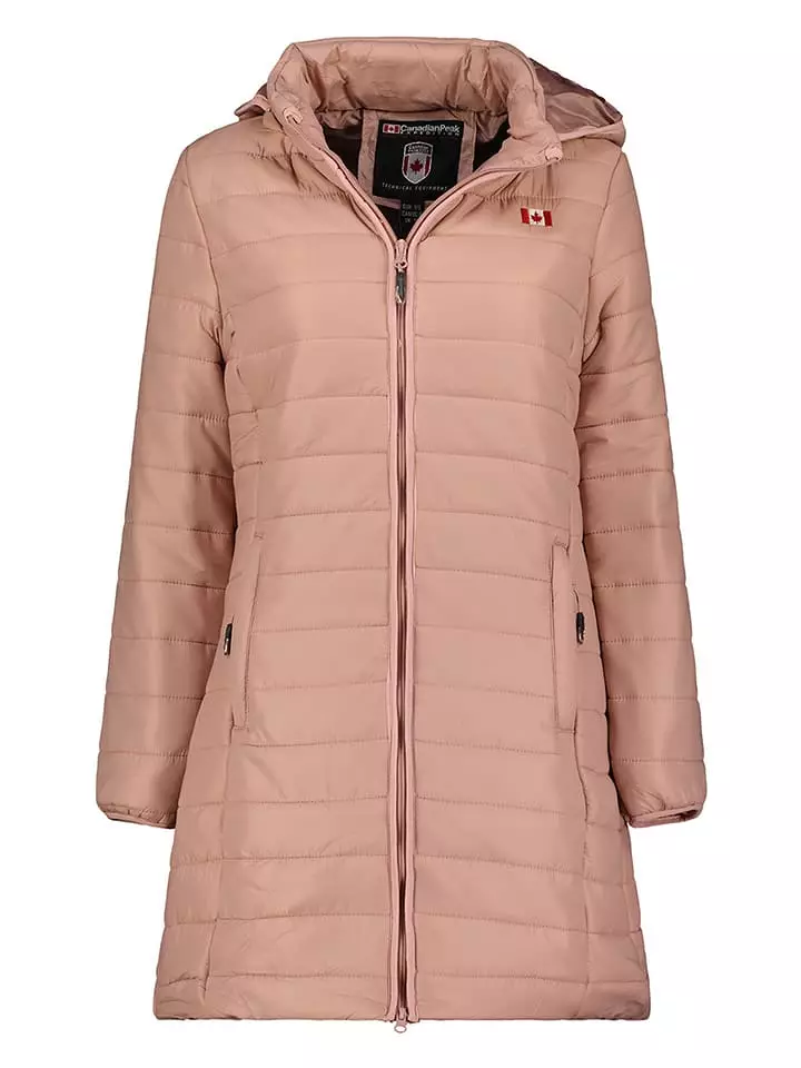 Canadian Peak Kurtka pikowana "Atikeak" w kolorze szaroróżowym rozmiar: XL