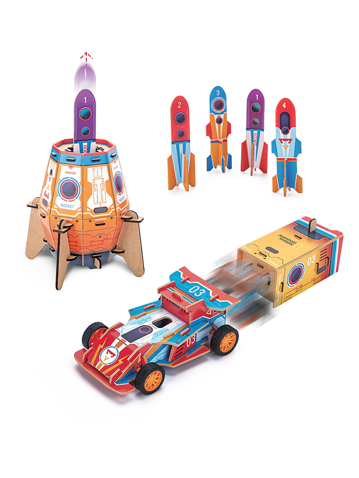 MGM 77-częściowy zestaw 2w1 "Rocket launcher and car" - 8+ rozmiar: onesize