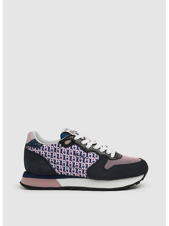 Pepe Jeans FOOTWEAR Skórzane sneakersy w kolorze czarnym rozmiar: 37