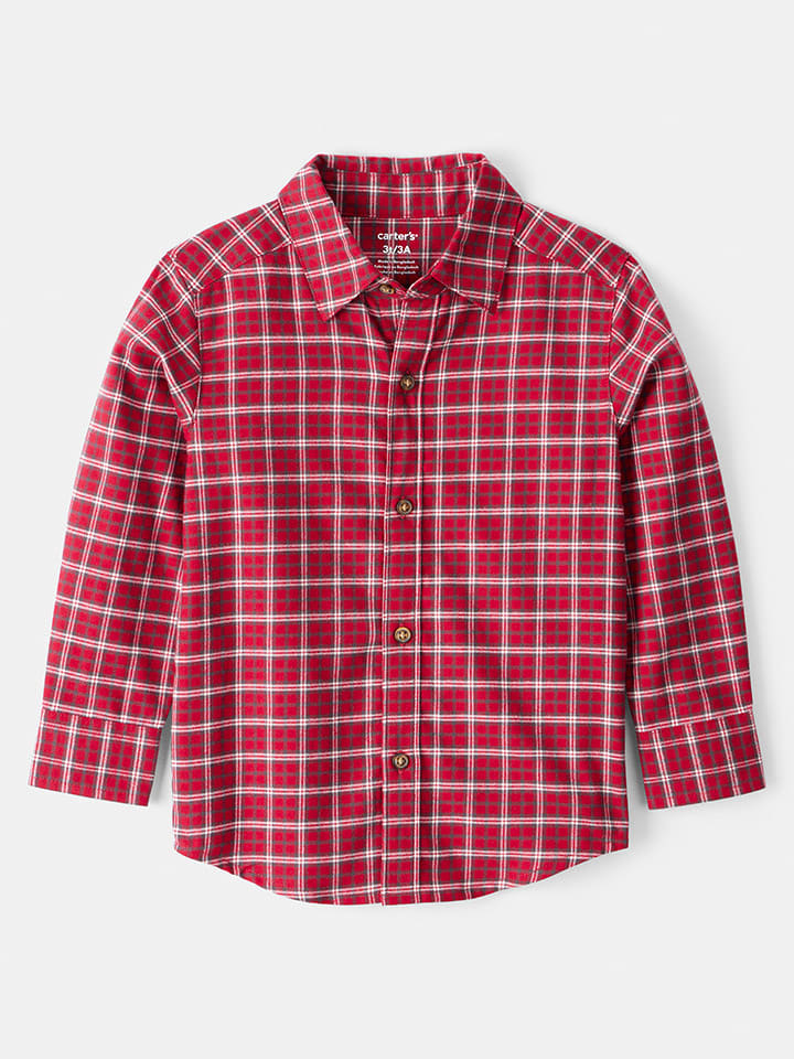 carter's Koszula w kolorze czerwono-białym rozmiar: 92