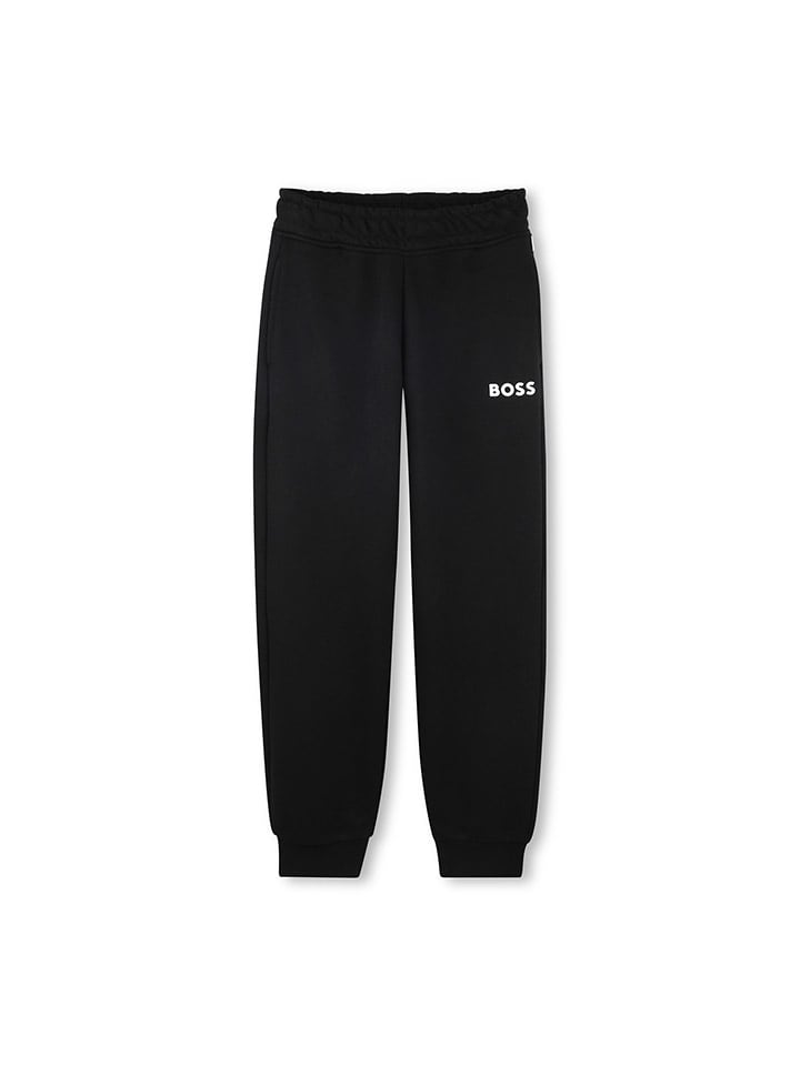 Hugo Boss Kids Spodnie dresowe w kolorze czarnym rozmiar: 152
