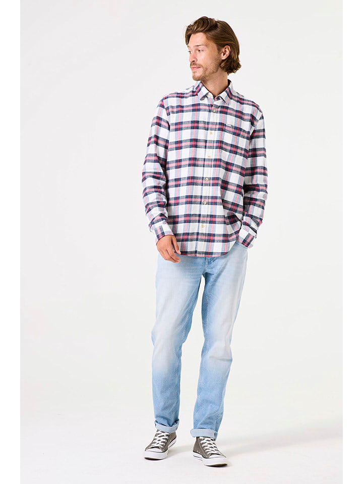 Garcia Koszula w kolorze granatowo-biało-czerwonym rozmiar: S