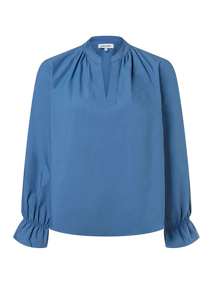 More & More Bluzka w kolorze niebieskim rozmiar: 38