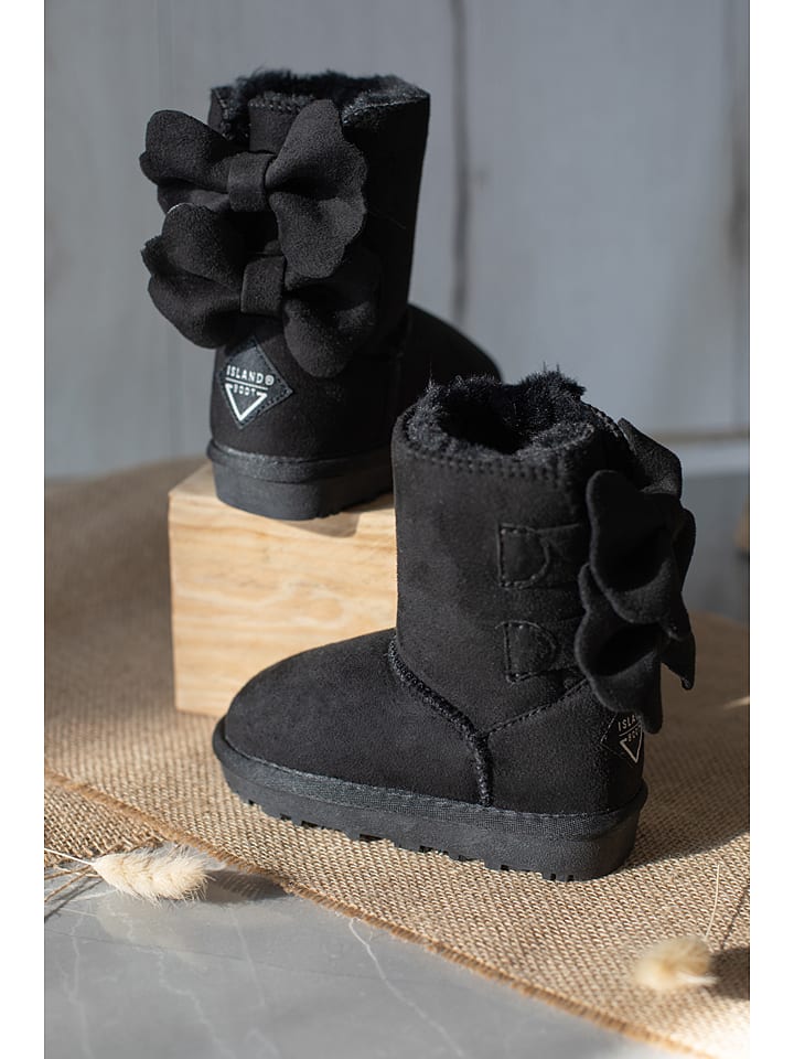 ISLAND BOOT Botki zimowe "Bowine" w kolorze czarnym rozmiar: 25