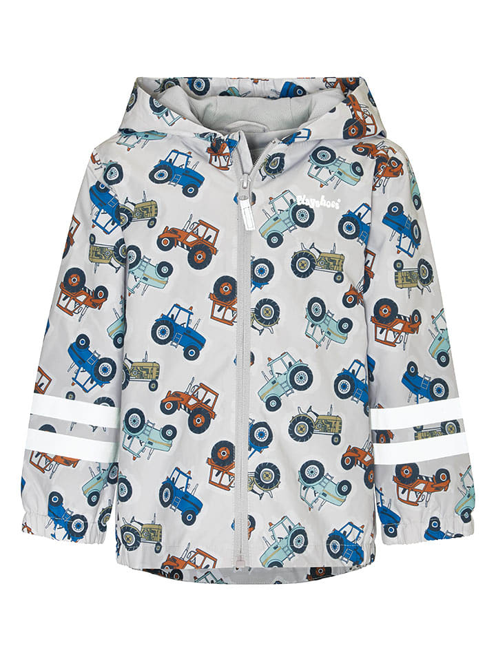 Playshoes Kurtka przeciwdeszczowa w kolorze szarym rozmiar: 116