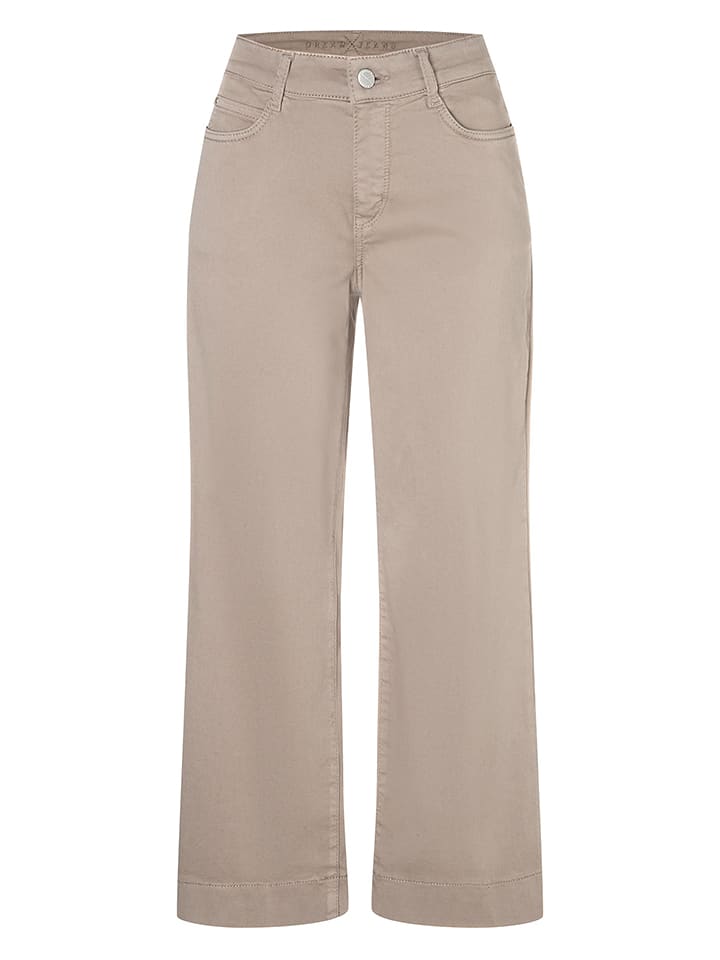 MAC Spodnie "Dream" w kolorze beżowym rozmiar: 44