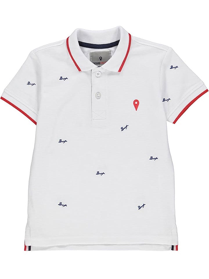 Peak Mountain Koszulka polo w kolorze białym rozmiar: 116
