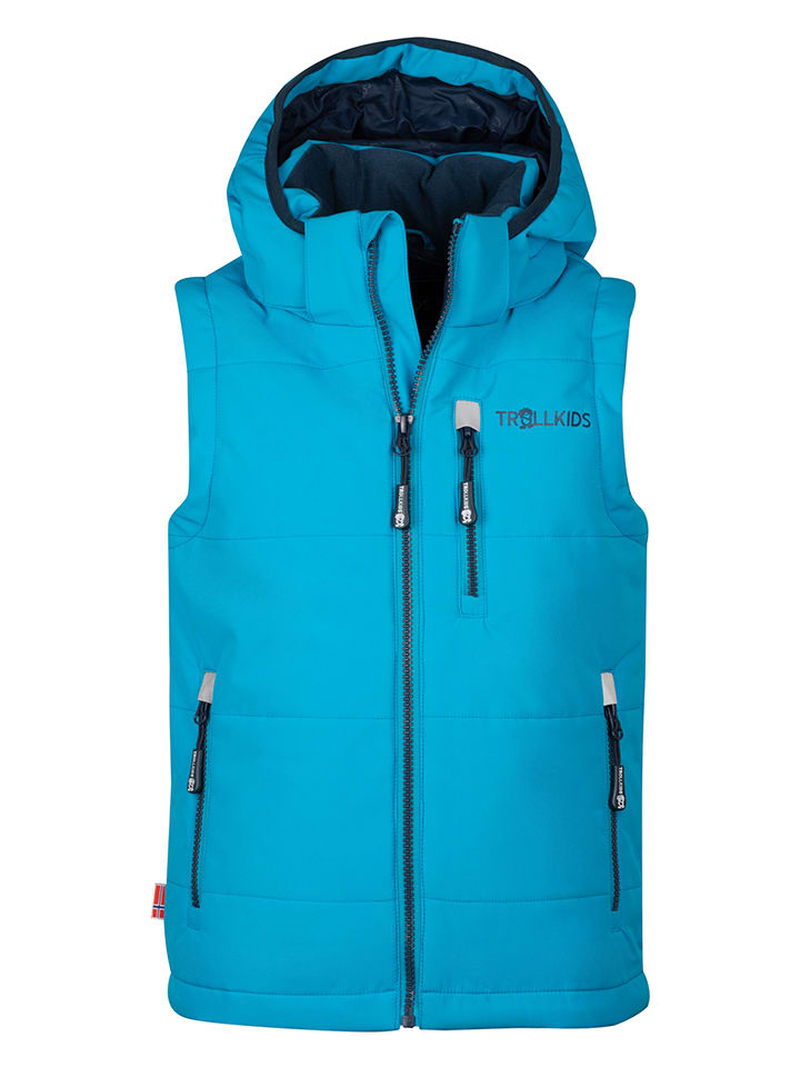 Trollkids Kamizelka funkcyjna "Narvik XT" w kolorze niebieskim rozmiar: 176