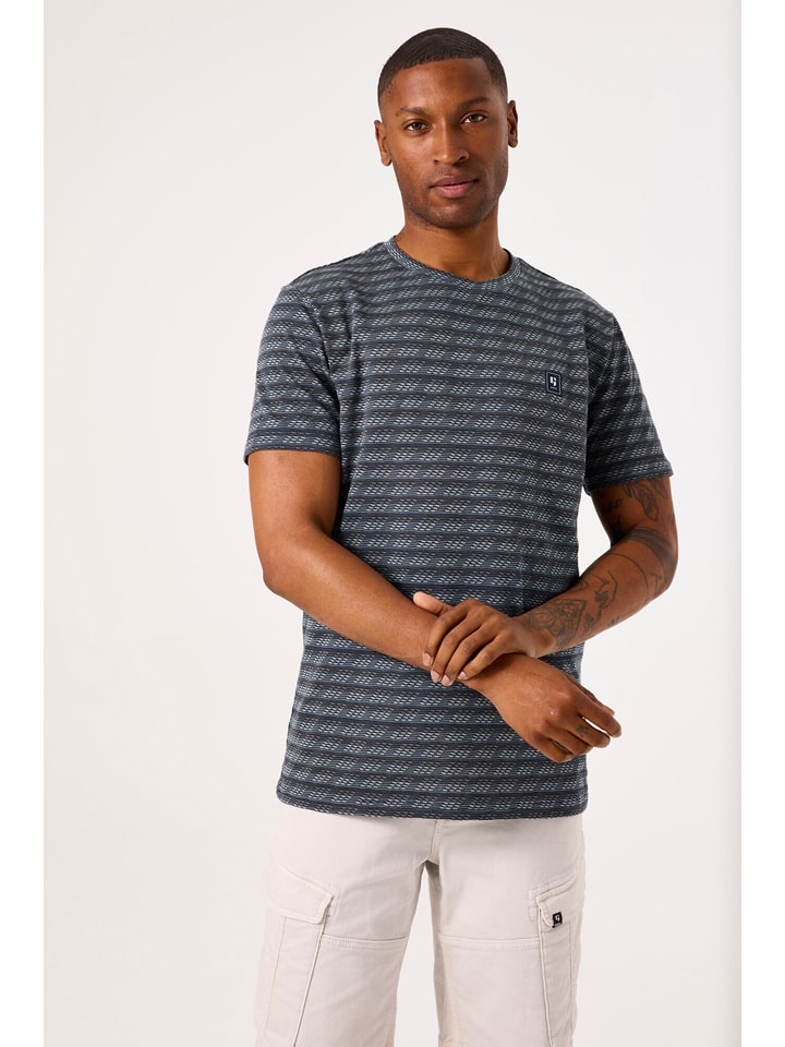 Garcia Koszulka w kolorze antracytowym rozmiar: S