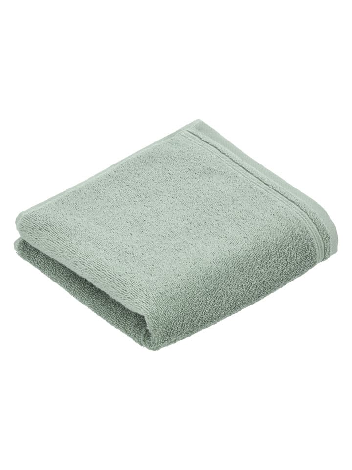 Vossen Ręcznik "Meira" w kolorze jasnozielonym do rąk rozmiar: 50x100 cm