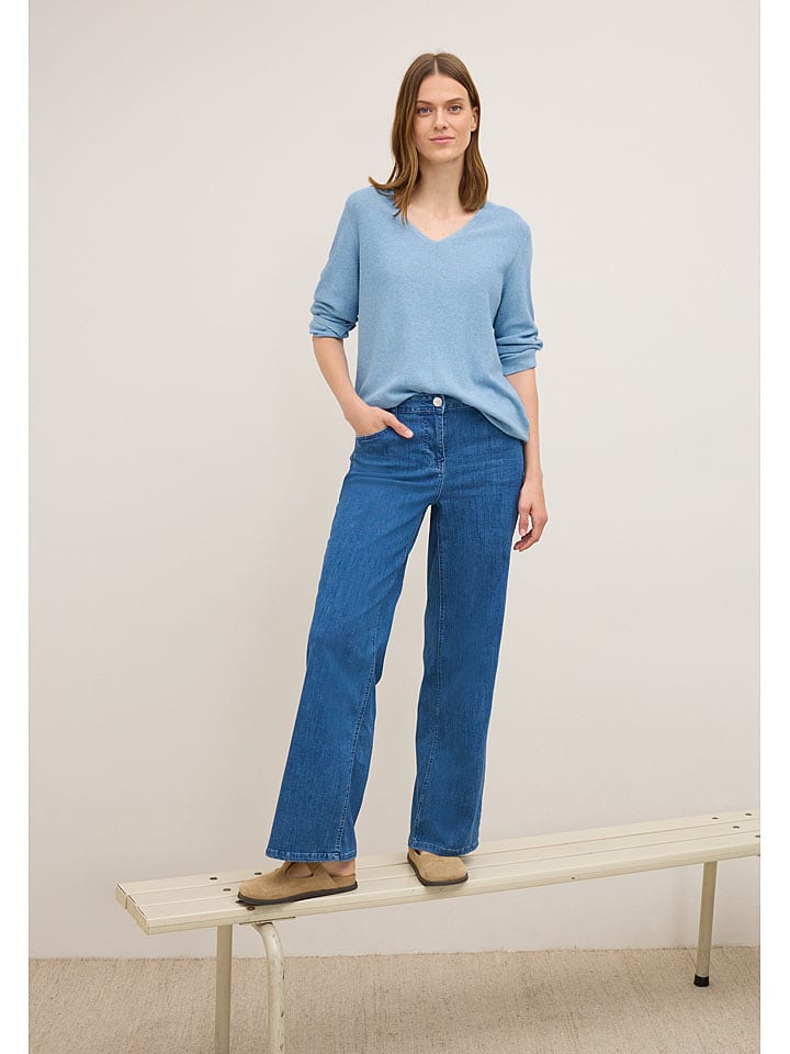 Cecil Sweter w kolorze błękitnym rozmiar: L