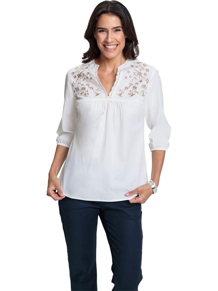 WITT WEIDEN Bluzka w kolorze kremowym rozmiar: 38