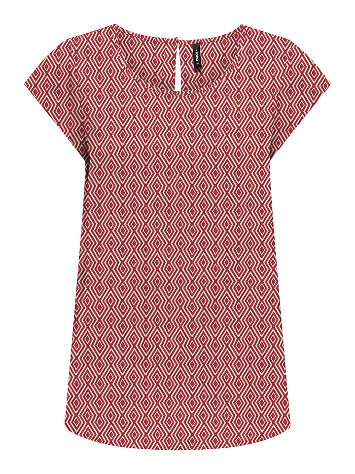 ONLY Koszulka "Nova" w kolorze czerwonym rozmiar: 38