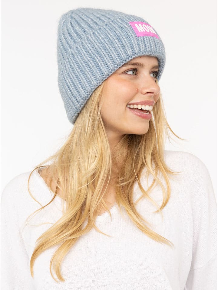 Zwillingsherz Czapka w kolorze niebieskim rozmiar: onesize