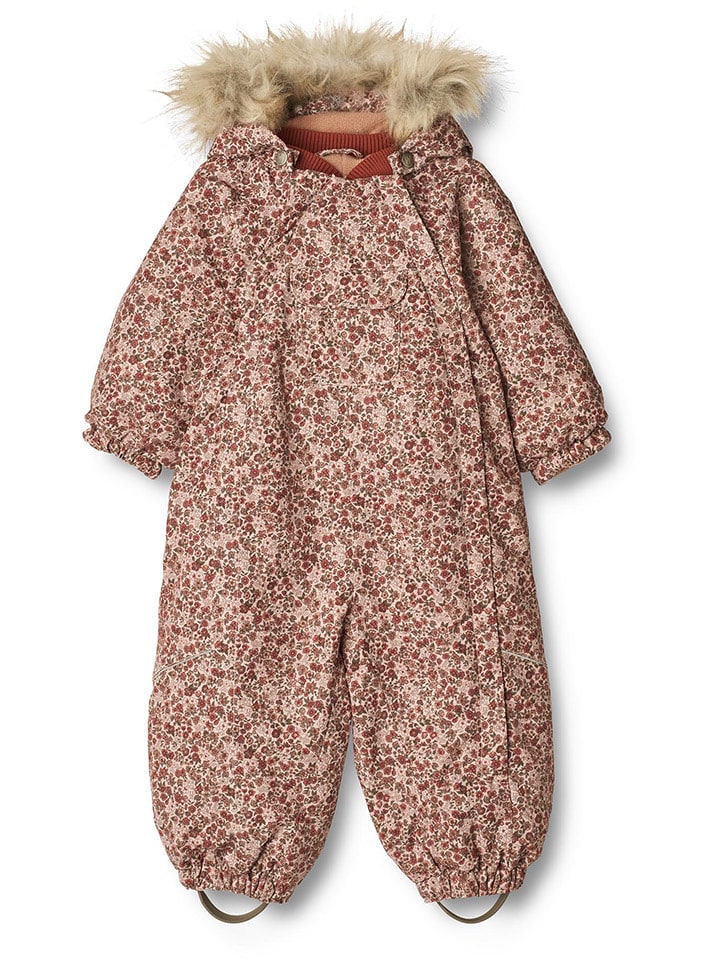 Wheat Kombinezon zimowy "Nickie" w kolorze jasnoróżowym rozmiar: 80