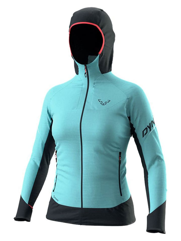 DYNAFIT Kurtka funkcyjna "Mezzalama" w kolorze turkusowym rozmiar: XS