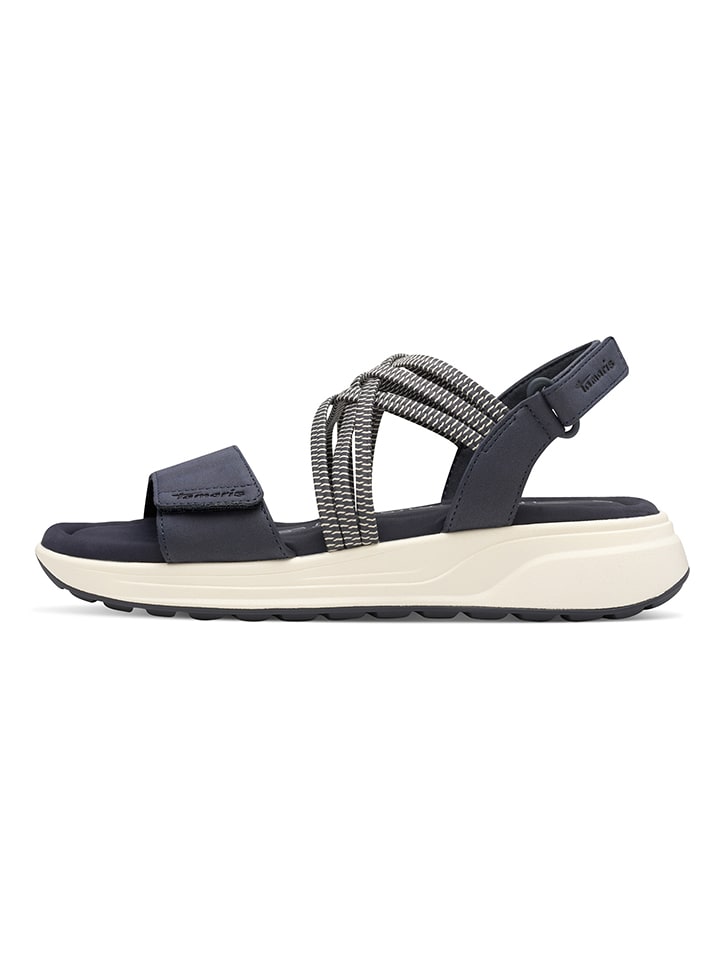 Tamaris Sandały w kolorze granatowym rozmiar: 36