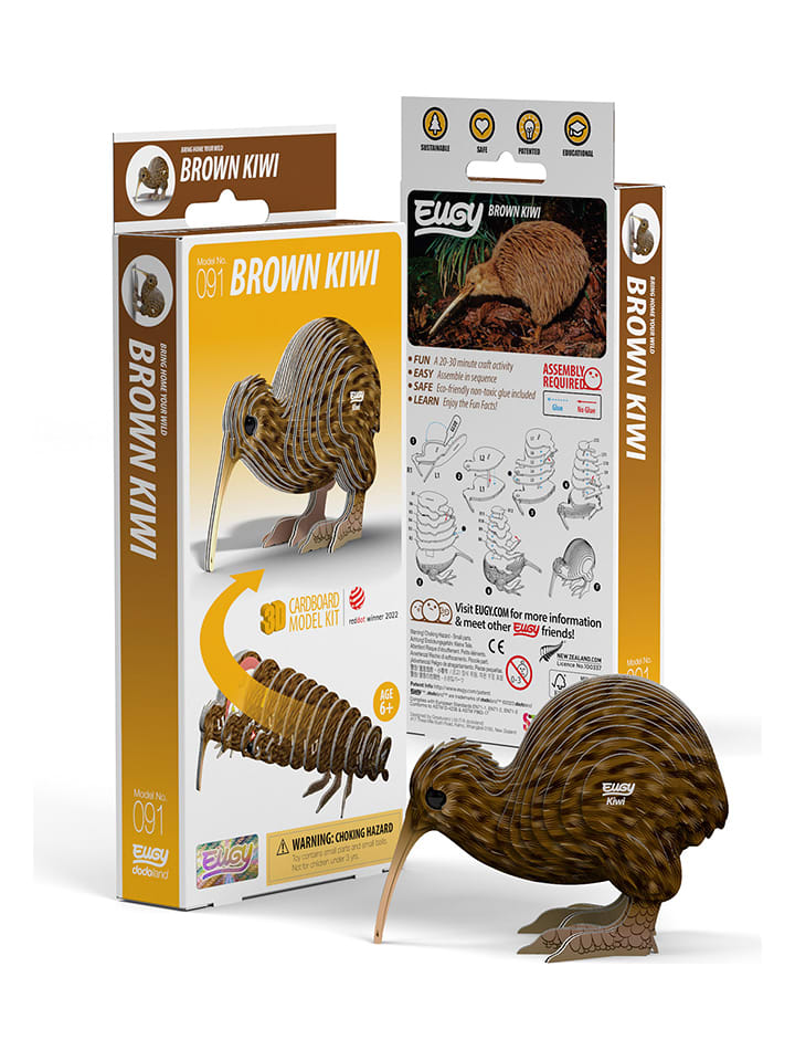 Eugy Zestaw 3D do majsterkowania "Kiwi" - 6+ rozmiar: onesize