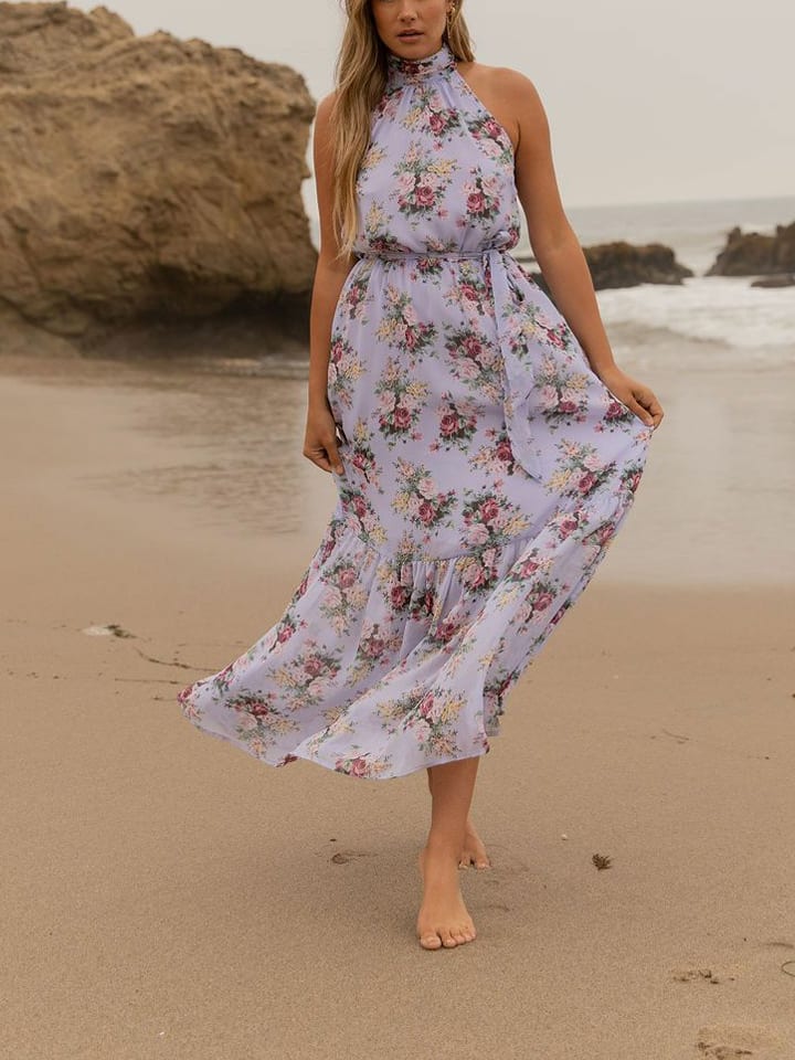 LA Angels Sukienka w kolorze fioletowym rozmiar: XL