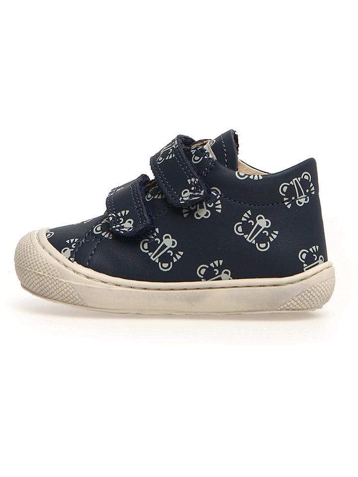 Naturino Skórzane buty "Cocoon" w kolorze granatowym do nauki chodzenia rozmiar: 25