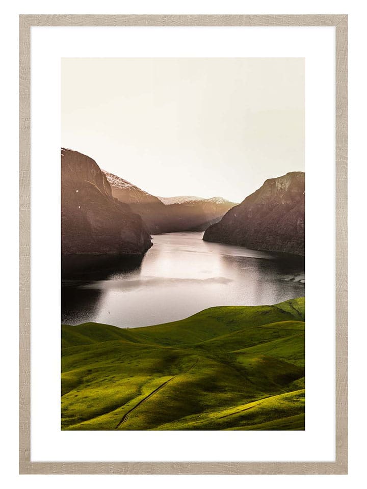 Ars Longa Druk artystyczny "Lake Of The Valley" w ramce - 70 x 50 cm rozmiar: onesize