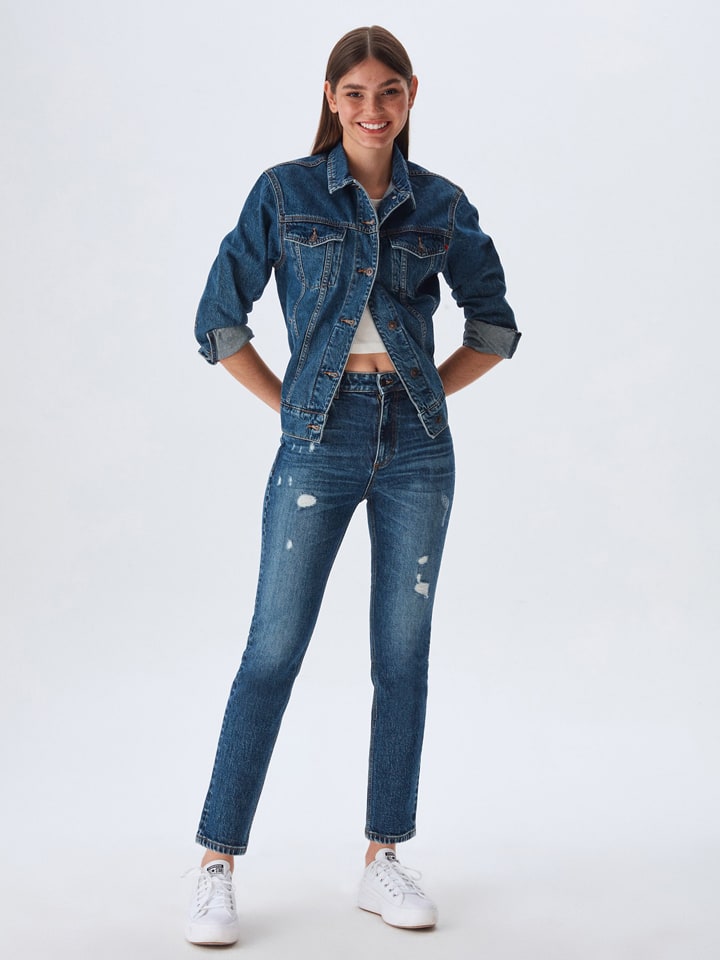 LTB Dżinsy "Freya" - Slim fit - w kolorze granatowym rozmiar: W29