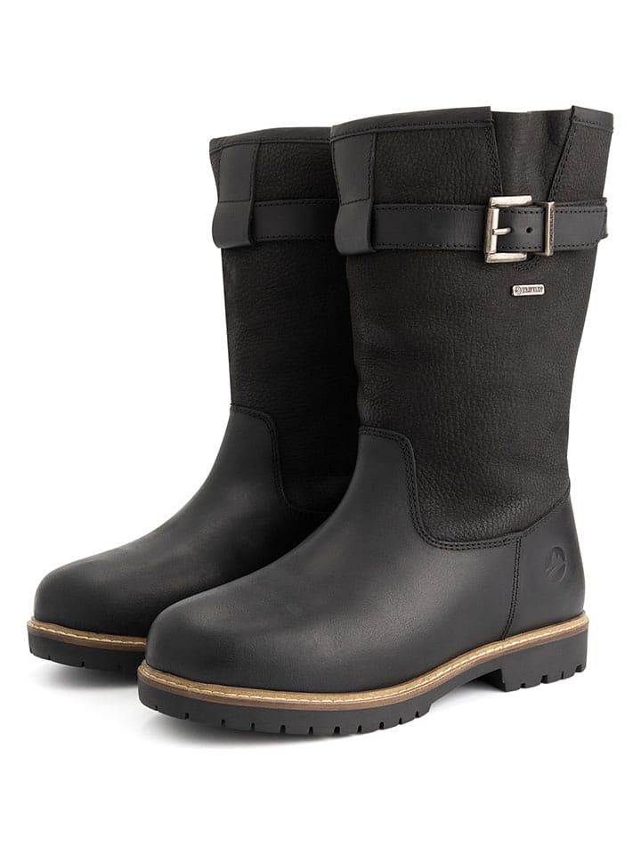 TRAVELIN' Skórzane botki "Finnberg" w kolorze czarnym rozmiar: 39