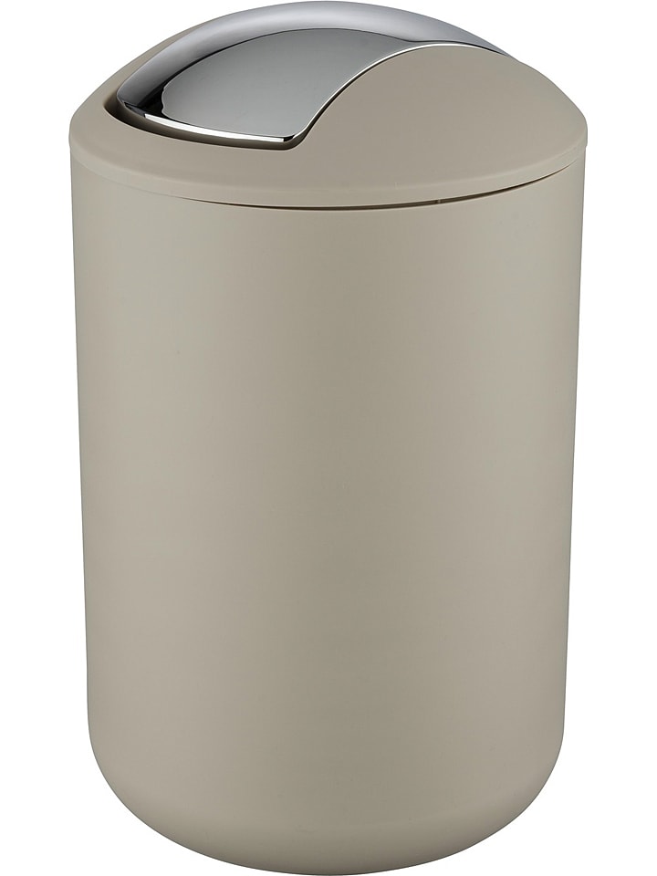 Wenko Kosz "Brasil" w kolorze szarobrązowym na śmieci - 6,5 l rozmiar: onesize