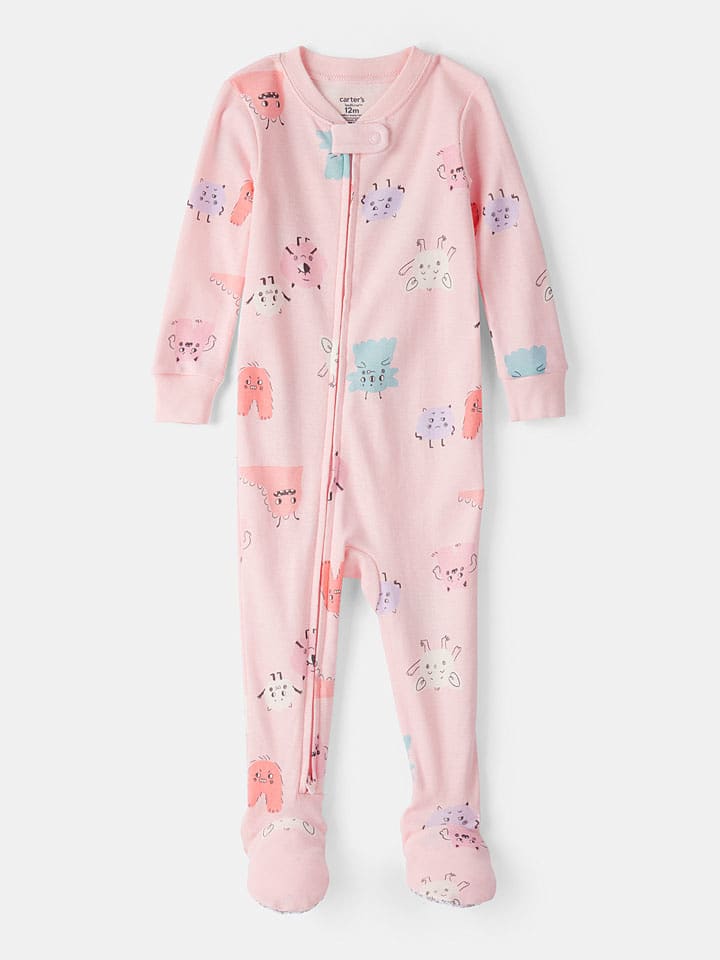 carter's Śpioszki w kolorze jasnoróżowym rozmiar: 80