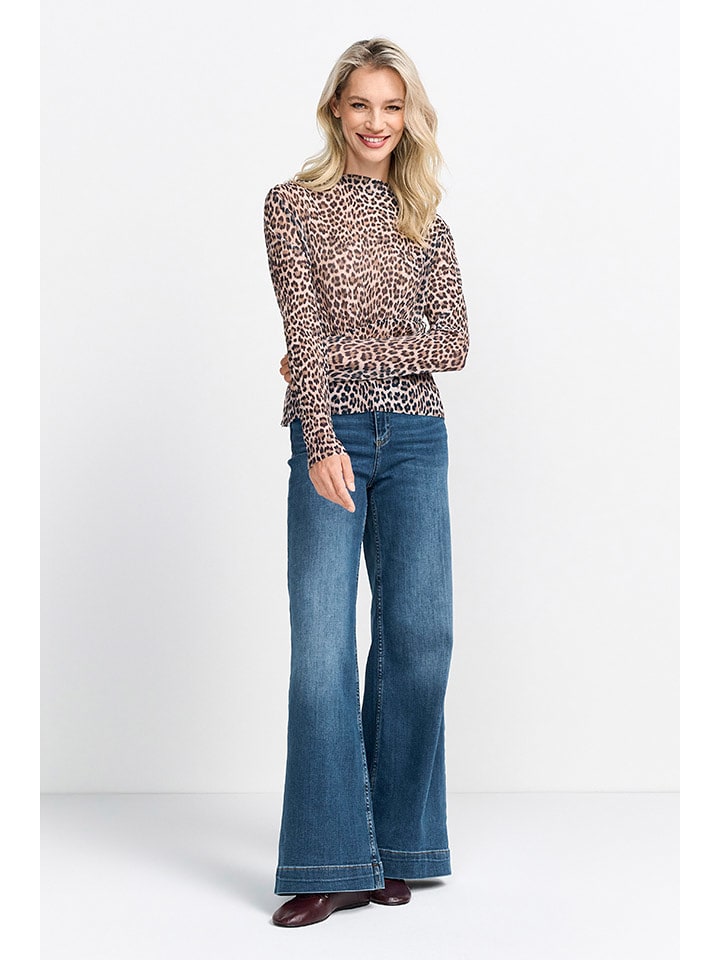 Rich & Royal Koszulka w kolorze beżowo-brązowym rozmiar: XL