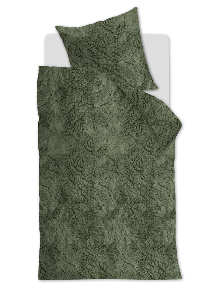 At Home Komplet pościeli renforcé "Feel Warm" w kolorze zielonym rozmiar: 155x220 cm
