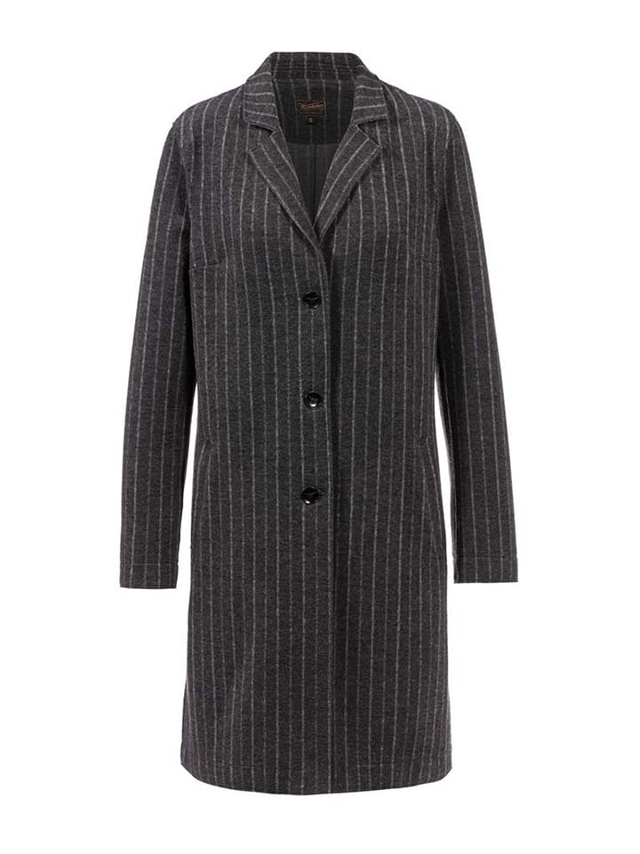 Herrlicher Płaszcz przejściowy w kolorze antracytowym rozmiar: S