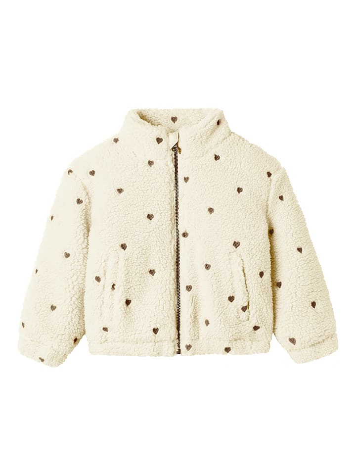 Lil Atelier Kurtka pluszowa w kolorze kremowym rozmiar: 104