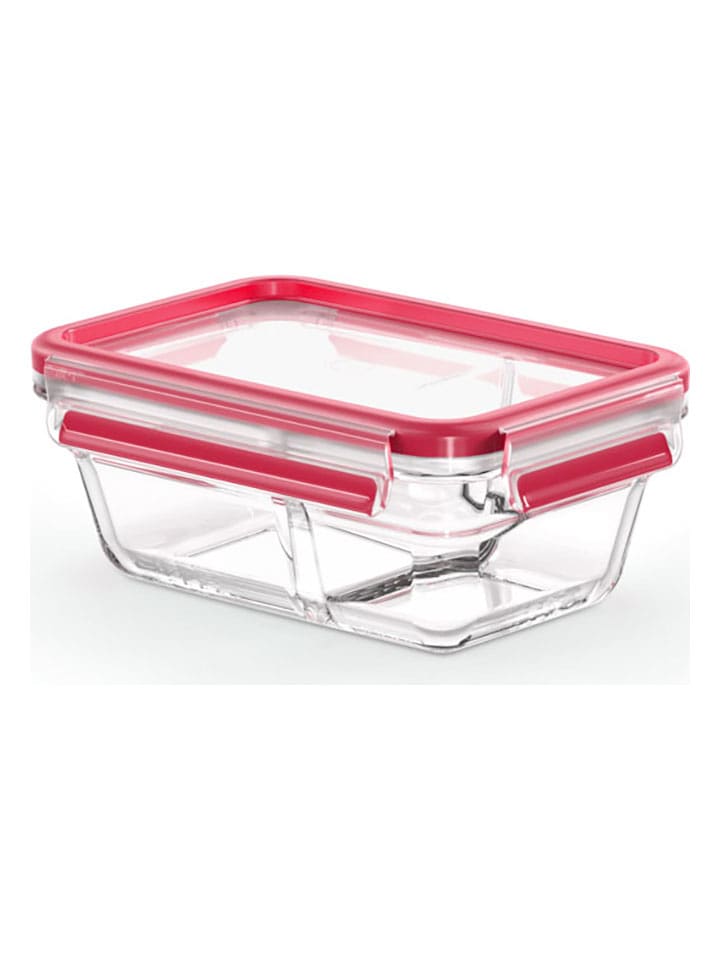Emsa Pojemnik "Clip & Close" w kolorze czerwonym na żywność - 800 ml rozmiar: onesize