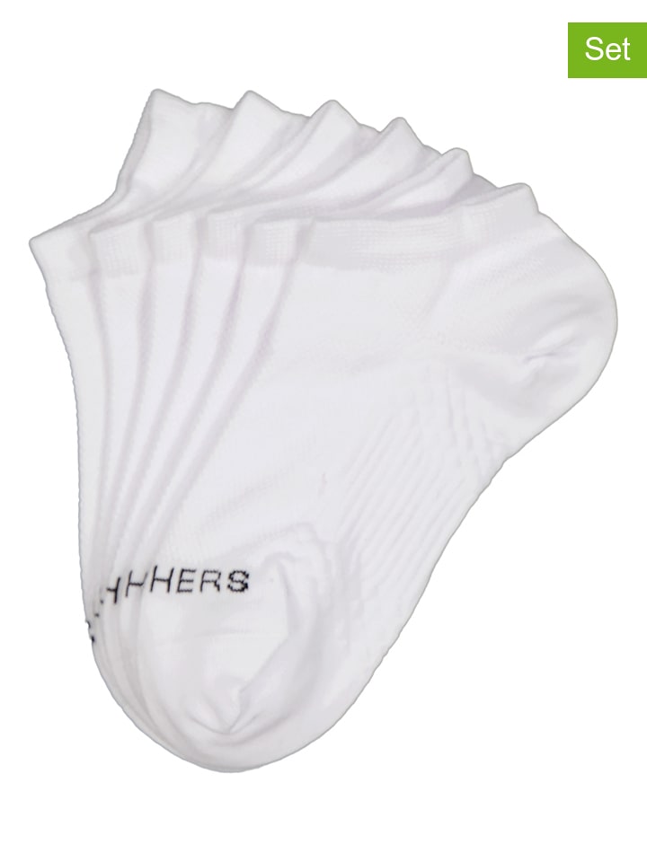 Skechers Skarpety (6 par) w kolorze białym rozmiar: 35-38