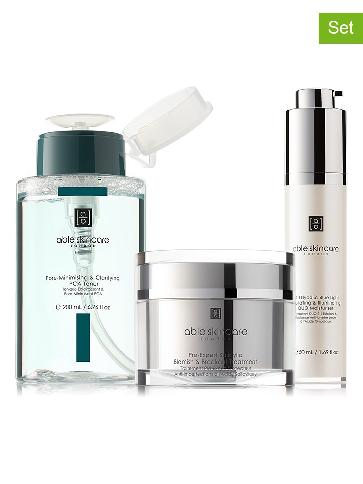 Able Skincare 3-częściowy zestaw pielęgnacyjny "Refresh and Radiance" rozmiar: onesize