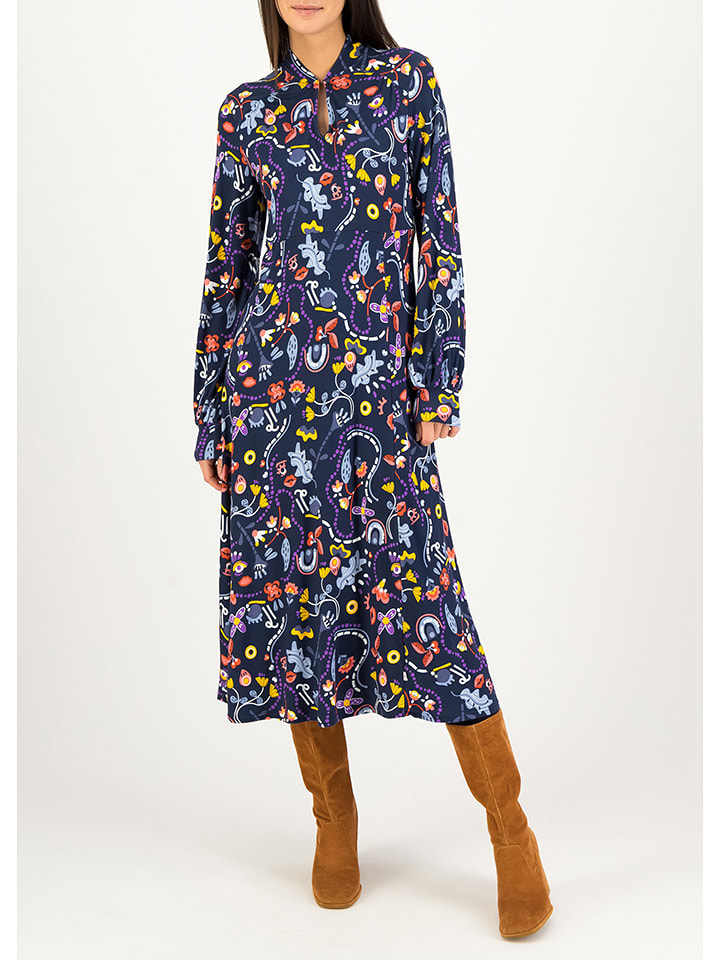 Blutsgeschwister Sukienka "Oh so No Bowuntamed" w kolorze granatowym rozmiar: S