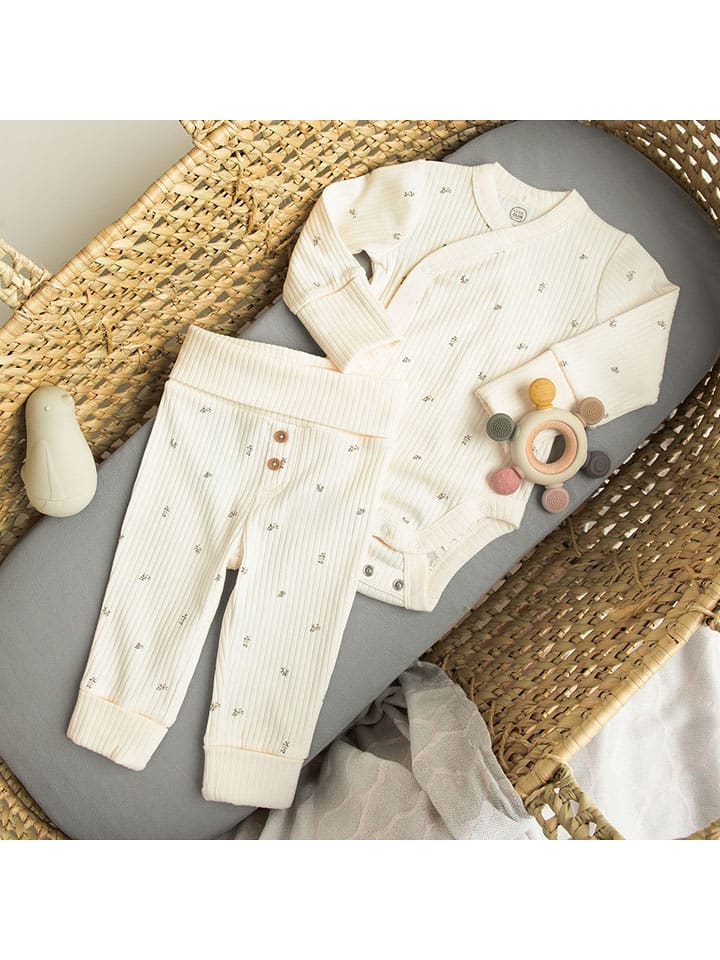 COOL CLUB 2-częściowy zestaw w kolorze kremowym rozmiar: 56/62