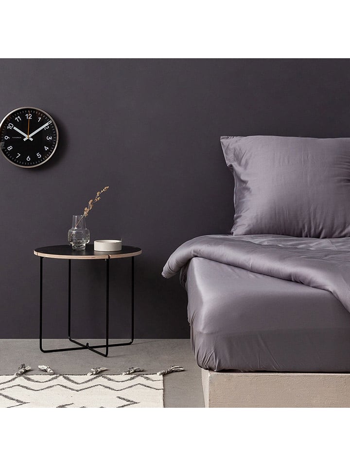 Elizabed Komplet pościeli satynowej w kolorze szarym rozmiar: 260x220 cm