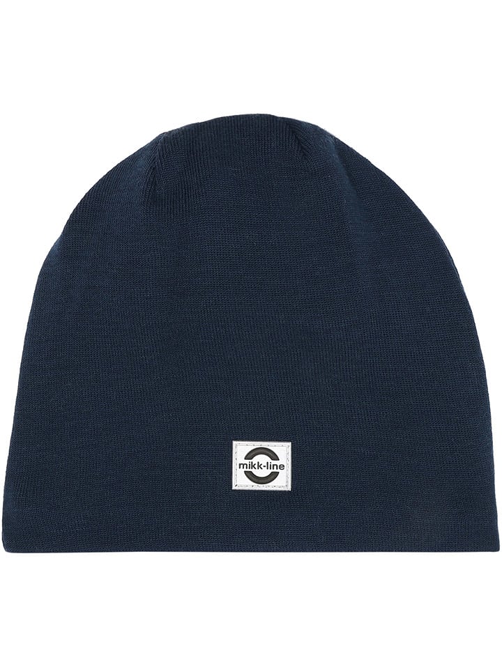 mikk-line Wełniana czapka w kolorze granatowym rozmiar: 122/128