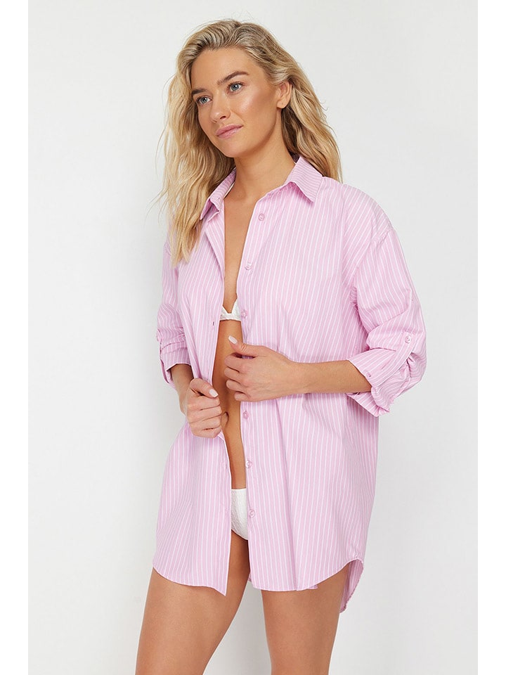 trendyol Koszula w kolorze jasnoróżowym rozmiar: 38