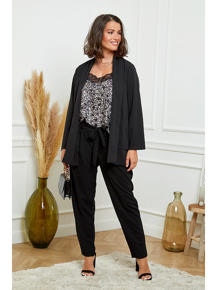 Curvy Lady 2-częściowy zestaw w kolorze czarnym rozmiar: 40/42