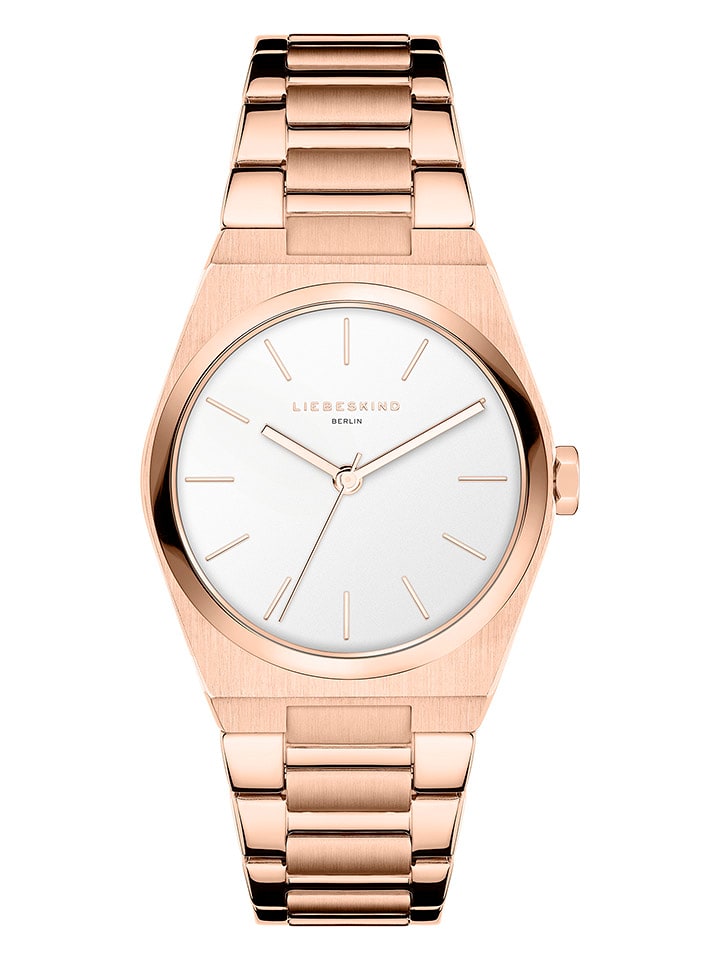 Liebeskind Zegarek kwarcowy w kolorze różowozłoto-białym rozmiar: onesize