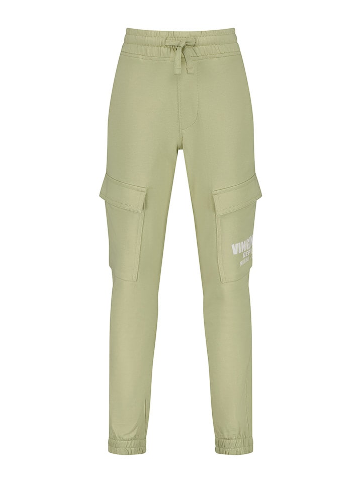 Vingino Spodnie dresowe w kolorze zielonym rozmiar: 140