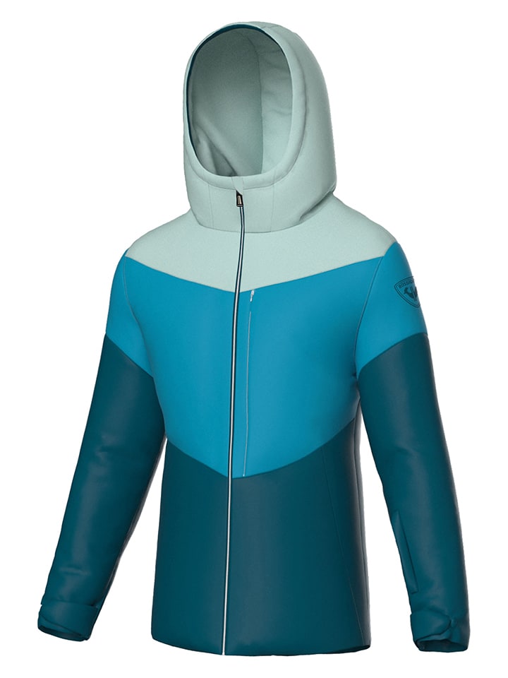 ROSSIGNOL Kurtka narciarska "Corbet's" w kolorze błękitno-granatowym rozmiar: S