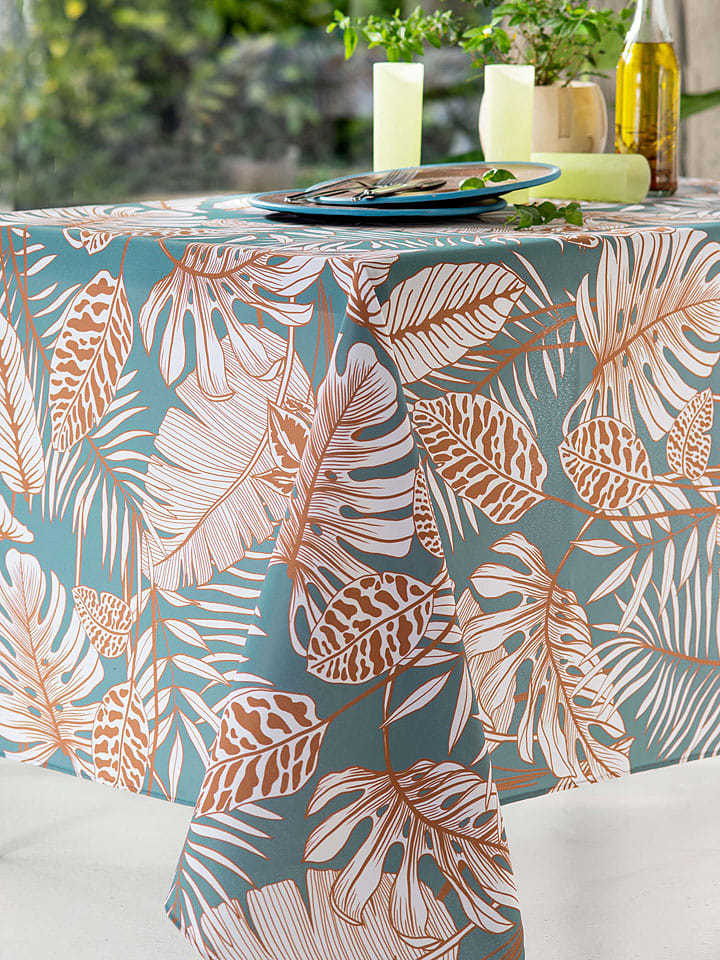 Calitex Obrus w kolorze zielono-pomarańczowym rozmiar: 150x200 cm