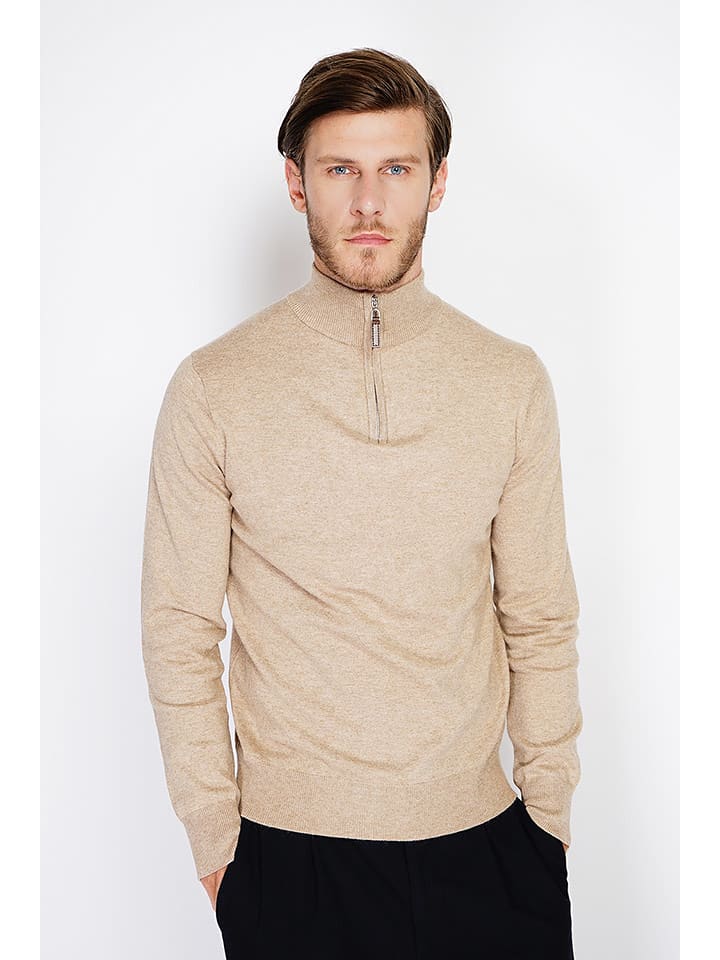 William de Faye Sweter w kolorze karmelowym rozmiar: 48